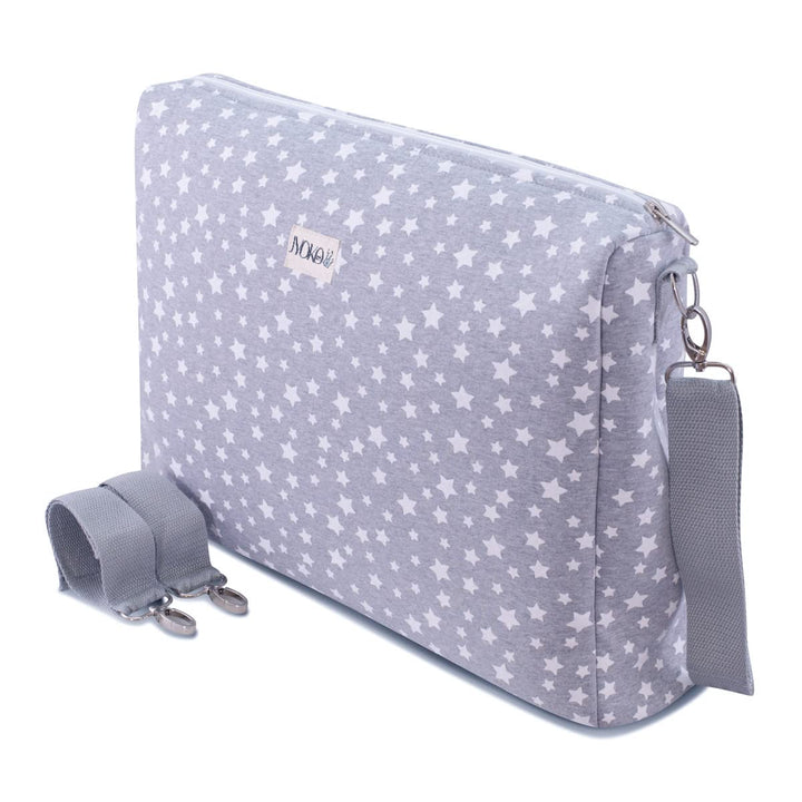 JYOKO KIDS Kinderwagentasche + Wickeltisch, Gestrickter Stoff, Baby Tasche Kinderwagen Organizer (kl