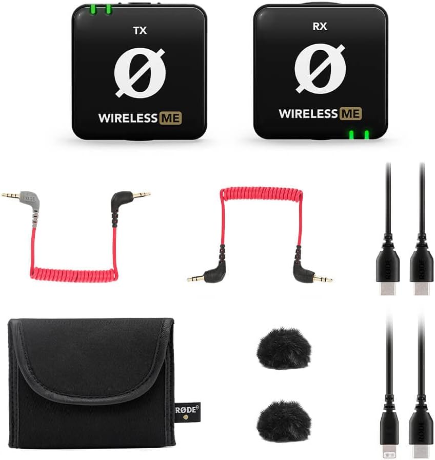 Rode Wireless ME Drahtlos-Mikrofon System + ME TX zusätzliches Mikrofon-Sendemodul + keepdrum Mikrof