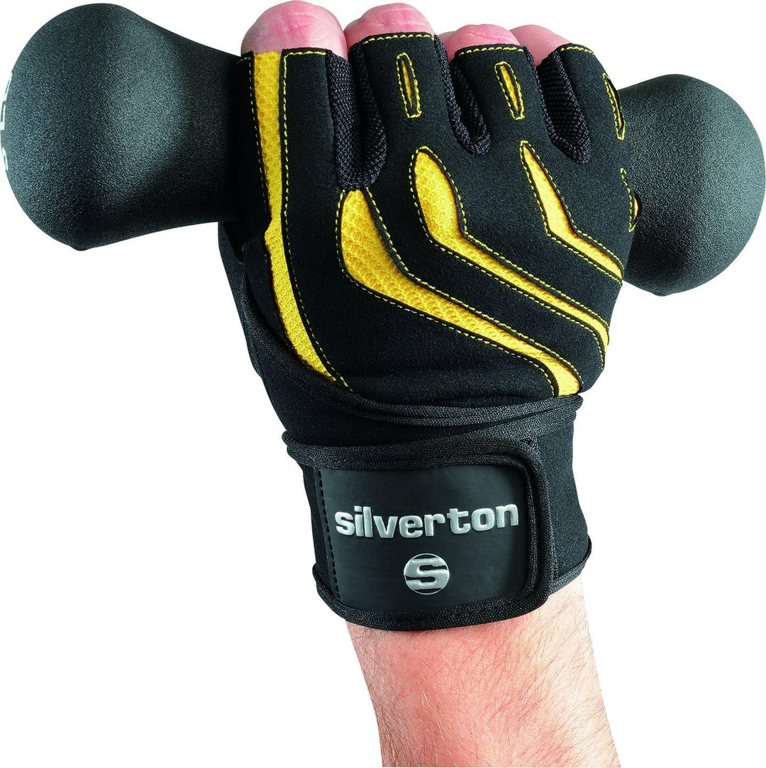 Silverton Handschuhe Power 4 XXL schwarz/Gelb, XXL schwarz/Gelb