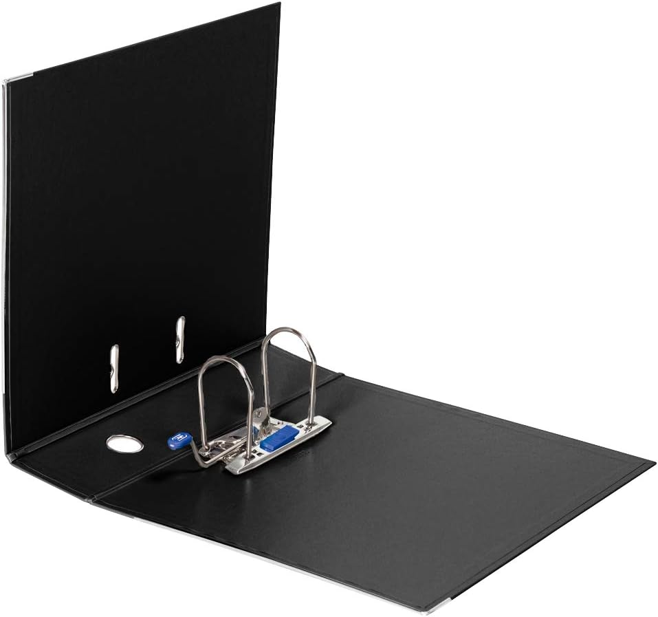 Oxford Smart Pro+ Ordner A4 80 mm PP/PP Schwarz 10er Stück, Schwarz