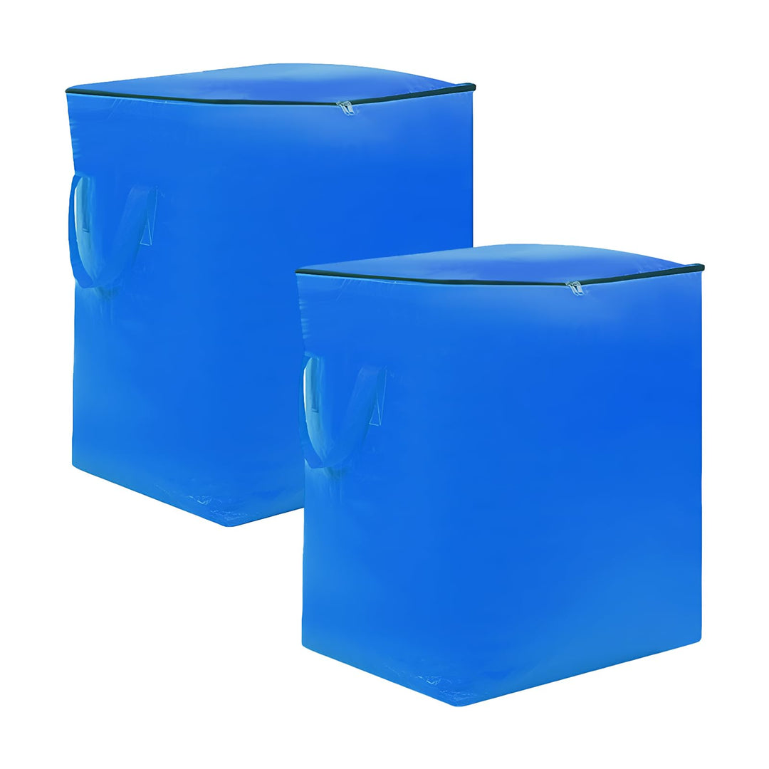 2 Stück Aufbewahrungstaschen, Heavy-Duty Umzugstaschen, 240L 50*60*80cm, Extra Grosse Aufbewahrungst
