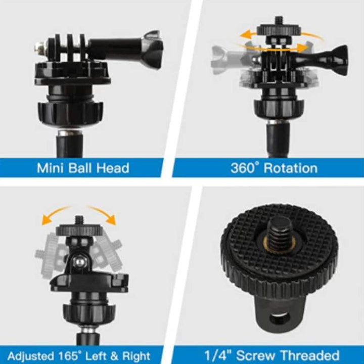Faderr Webcam-Ständer, verbesserter flexibler Schwanenhals-Webcam-Arm, Kameraklemme Schwanenhals-Stä