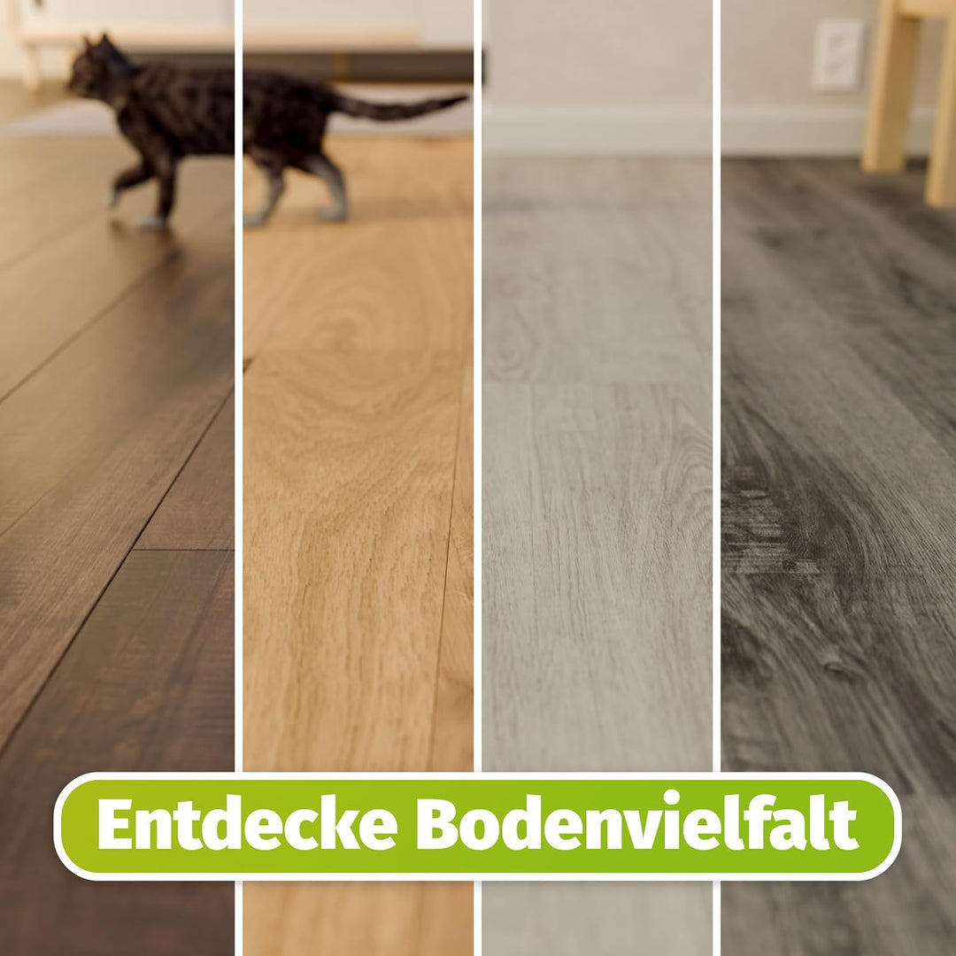 HORI Laminatboden Easy &amp; Selection - Klicklaminat in Holzoptik - 3-Stab Schiffsboden - für Fussboden