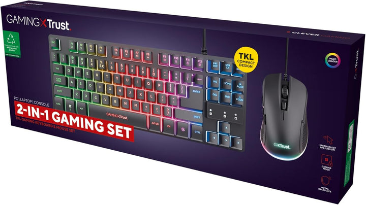 Trust Gaming GXT 833 2-in-1-Gaming-Paket Französisches AZERTY-Layout