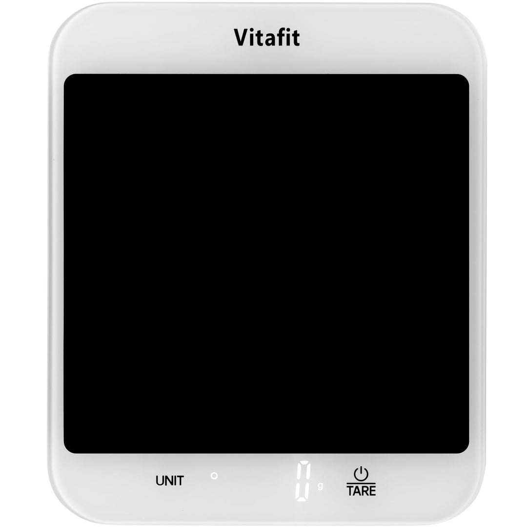 Vitafit 15kg Digitale Küchenwaage, Multifunktions-Lebensmittelwaage, Digitalwaage mit LED-Display, G
