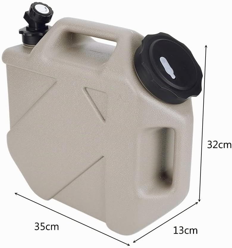 RUYI Wasserkanister mit Hahn und Schraubdeckel, Camping Wasserkanister BPA-frei Trinkwasserkanister,