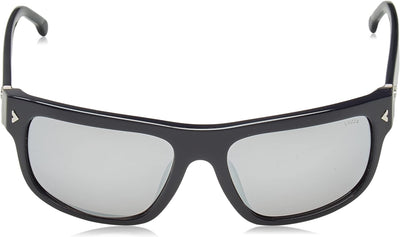 Lozza Herren SL4262 Sunglasses, Blau (Shiny Dark Blue), 58