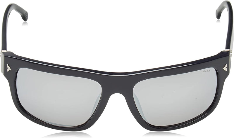 Lozza Herren SL4262 Sunglasses, Blau (Shiny Dark Blue), 58