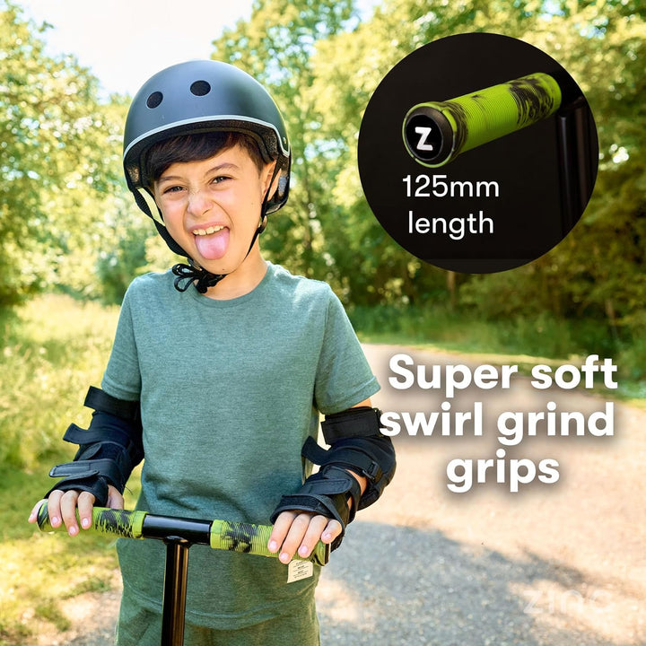 Zinc Identity Zusammenklappbarer Roller mit Zwei Rädern Adjustable Height grün, Adjustable Height gr