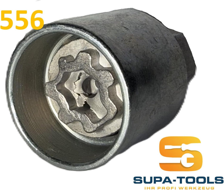 Supa-Tools Original 556 Code S für Seat Cupra Felgenschloss Nuss Felgenschlüssel Radsicherung