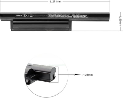 BLESYS Laptop Akku für Sony Vaio VGP-BPS22 VGP-BPS22A VGP-BPL22 VPC-EA VPC-EB VPC-EC VPCEA3S1E VPCEB