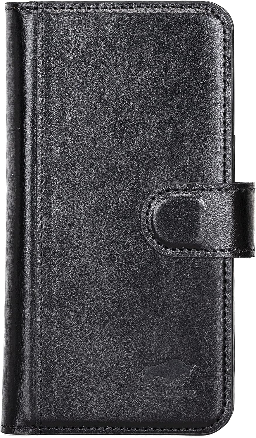 Solo Pelle Lederhülle kompatibel für iPhone 13 in 6.1 Zoll abnehmbare Hülle (2in1) Harvard Double in