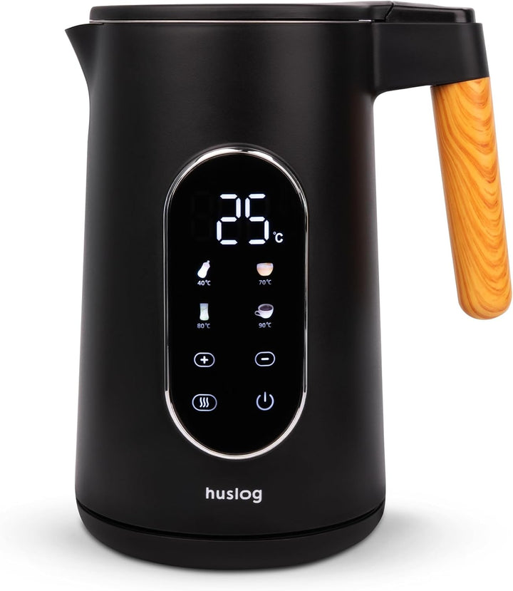 1,7L Wasserkocher Touchpanel Holzgriff Modern 2200W