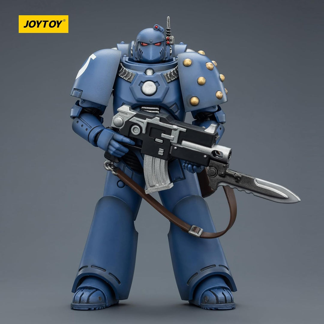 JOYTOY Warhammer 40K Horus Heresy, Ultramarines MKVI Tactical Legionary 1/18 Action Figur，Sammeln Un
