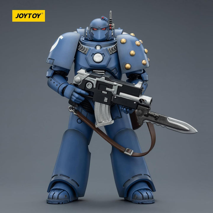 JOYTOY Warhammer 40K Horus Heresy, Ultramarines MKVI Tactical Legionary 1/18 Action Figur，Sammeln Un