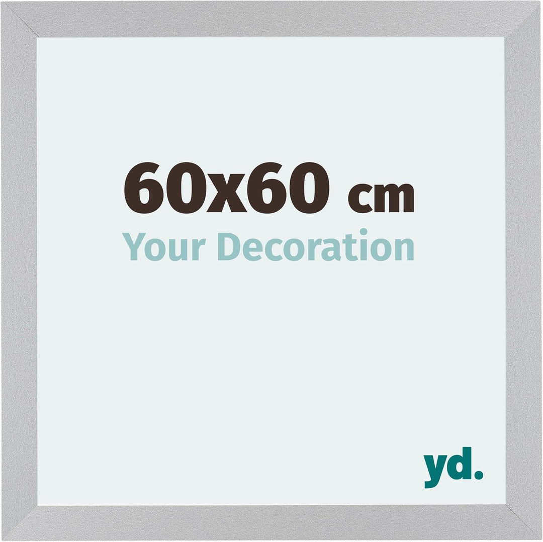 yd. Your Decoration - Bilderrahmen 60x60 cm - Bilderrahmen aus MDF mit Acrylglas - Antireflex - Ausg