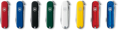 Victorinox Schweizer Taschenmesser, Klein, Classic SD, Multitool, Swiss Army Knife, Geschenk, 7 Funk