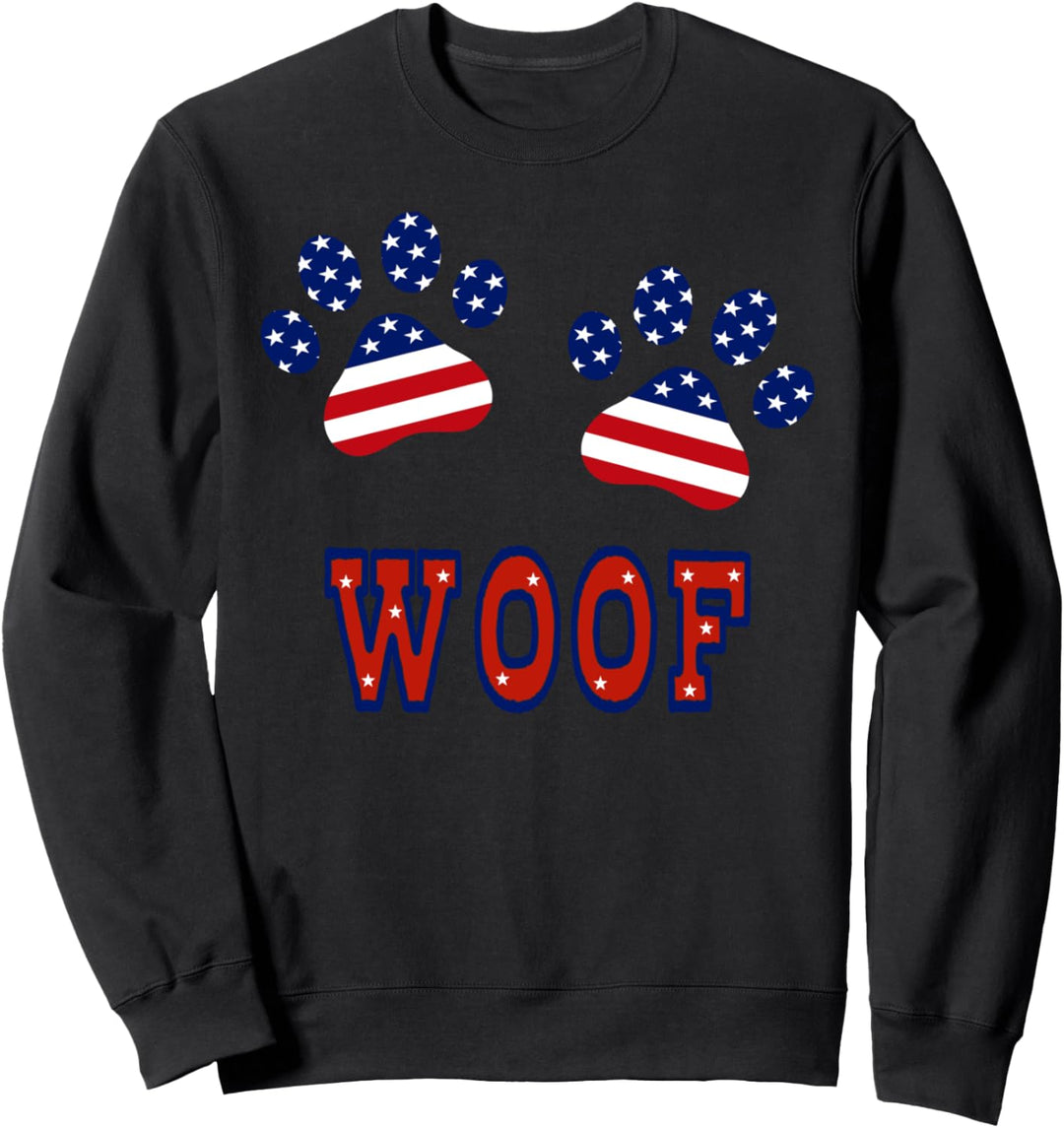 Dog Shirt Patriotic Shirt USA Flag Patriotic Shirt Dog Lover Sweatshirt