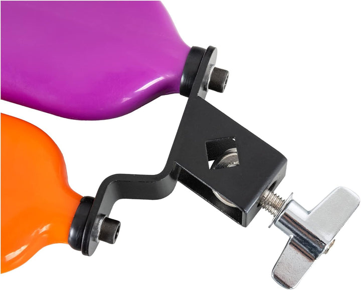 XDrum PB3-VTOG Percussion Block Dual - Zwei unterschiedlich gestimmte Agogo-Blocks an einer Halterun