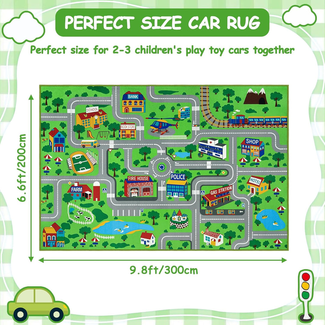 Capslpad Klassenzimmer Teppich 200x300cm Kinder Teppich für Grundschule Kinder Spielteppich für Klei