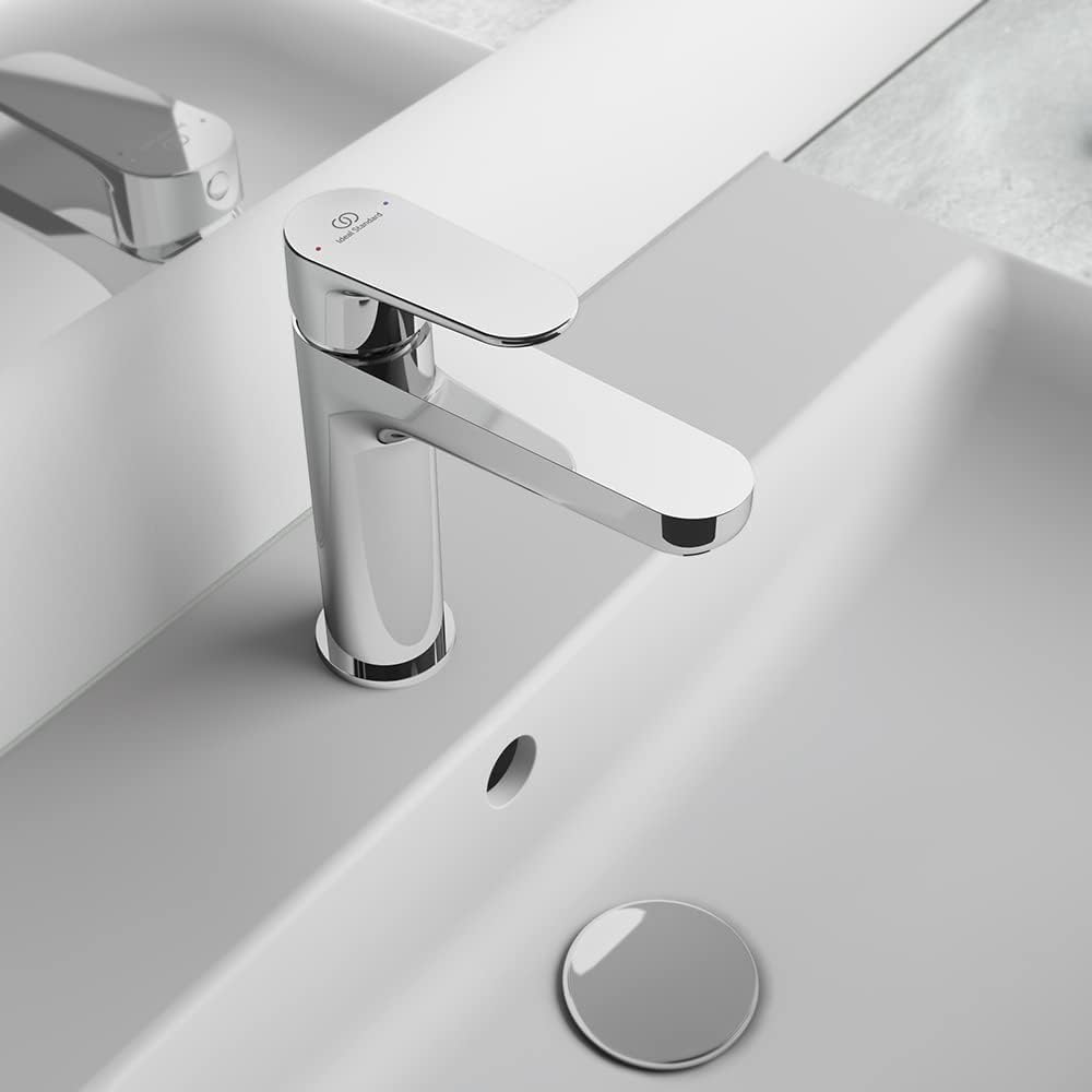 Ideal Standard BC724AA Cerafine O Waschtischarmatur, Chrome, Basin Mixer no Waste Basin Mixer no Was