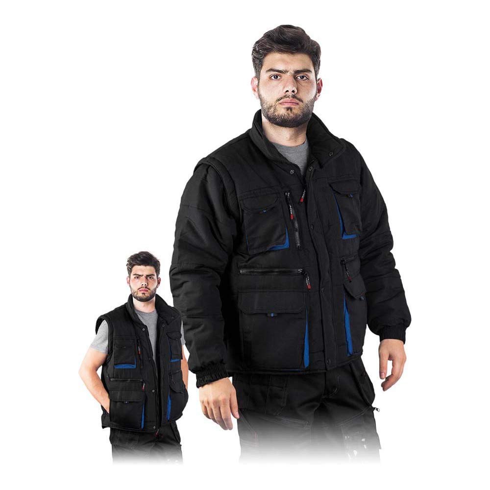 Reis Czapla2_Bnxl Isolierte Schutzjacke, Schwarz-Blau, XL Grösse