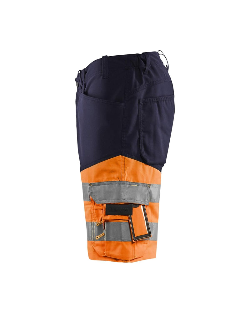 Blaklader 154118118953C48 Hochviskose Shorts mit Dehnung, Marineblau/Orange, Grösse C48 C48 Marinebl