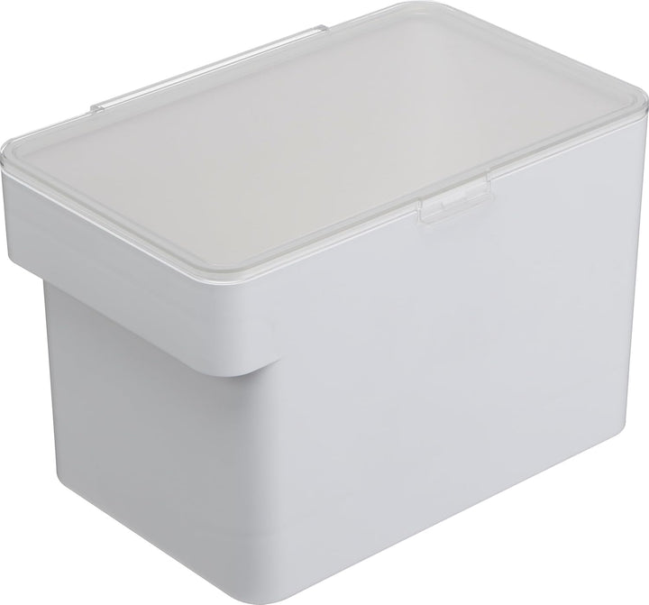 YAMAZAKI TOWER 5611 Behälter für Tierfutter mit Messbecher, Weiss, 6L, Trockenfutter: ca. 3,5kg, ABS