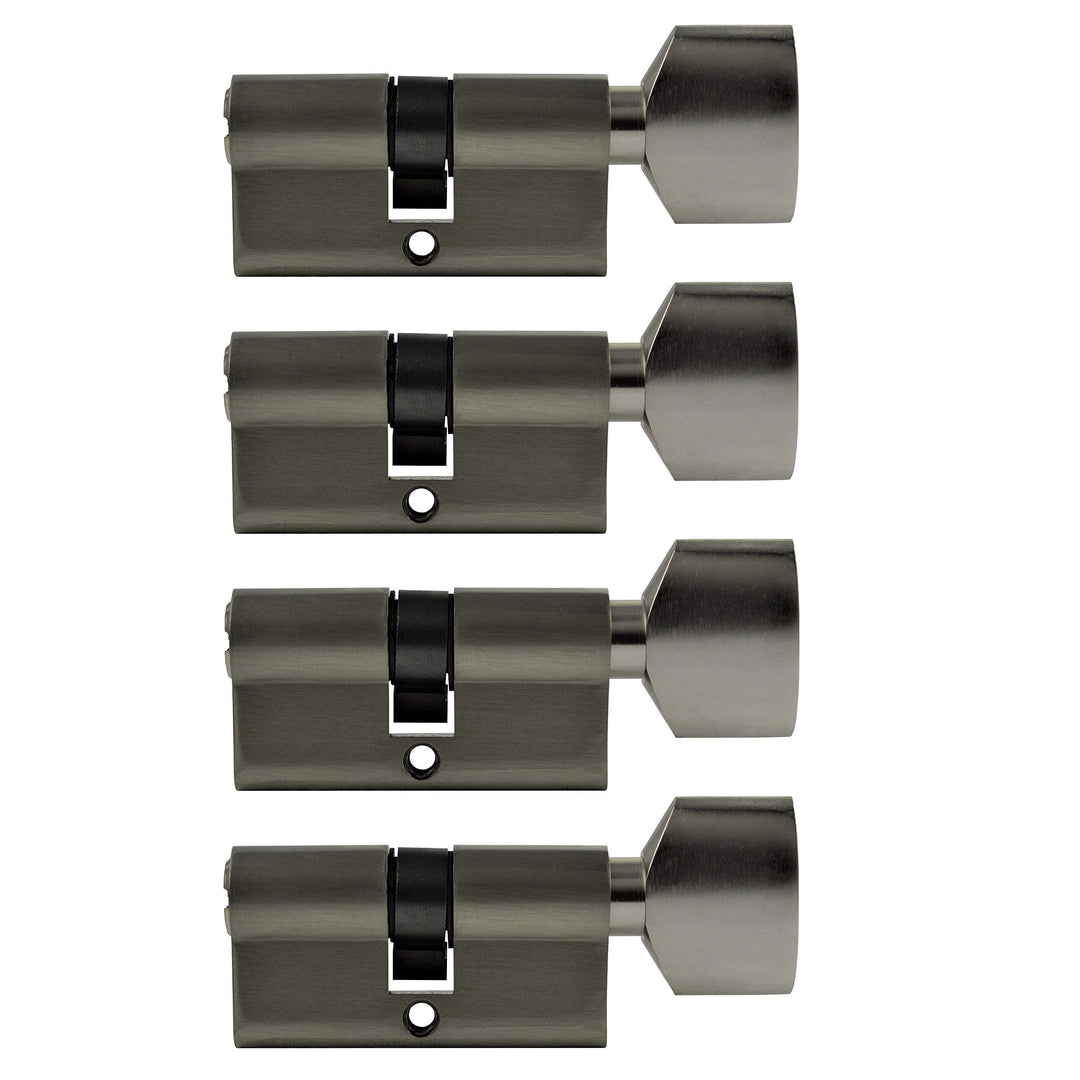 4x Knaufzylinder gleichschliessend 60 mm 30/30 KSN inkl. 20 Wendeschlüssel