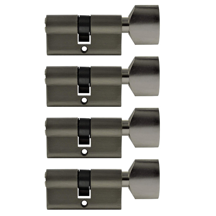 4x Knaufzylinder gleichschliessend 60 mm 30/30 KSN inkl. 20 Wendeschlüssel