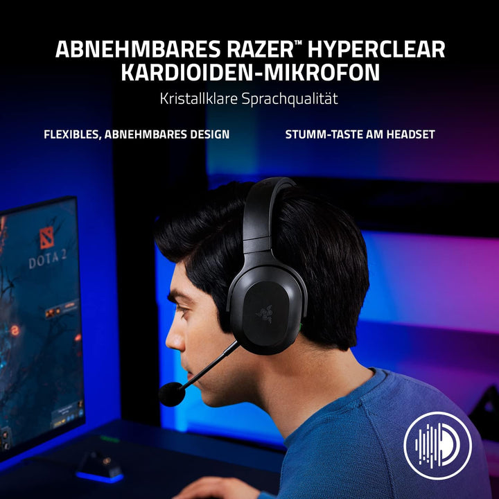 Razer Barracuda X - Kabelloses Multiplattform-Headset für Gaming und Mobile Geräte (SmartSwitch Dual