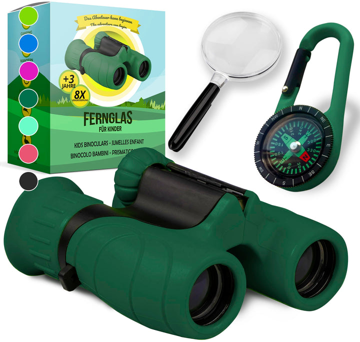 Fernglas für Kinder - Optimales Geschenk für Jungen und Mädchen - Starke Vergrösserung 8X21 – Umfang