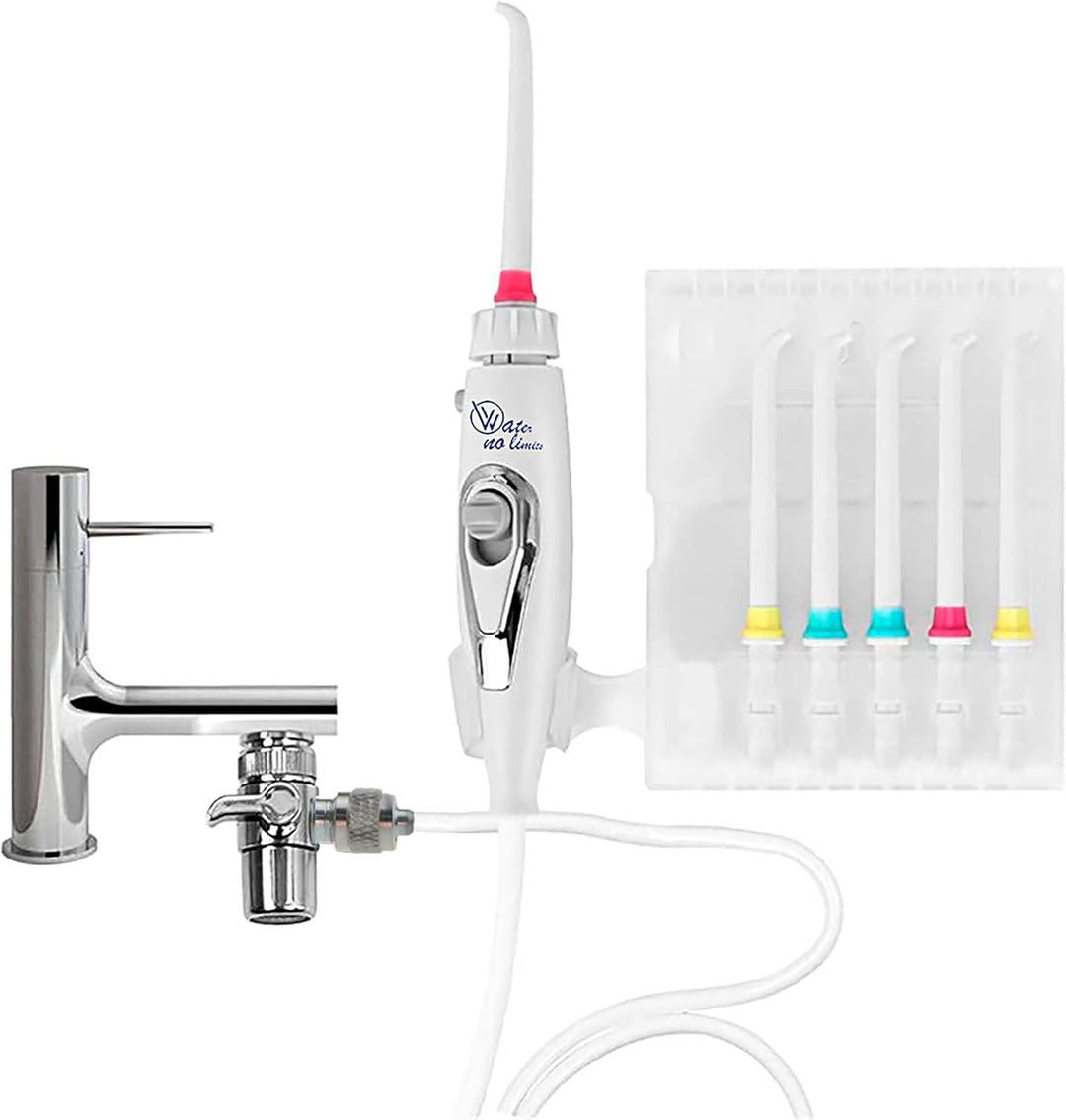 WNL | Professioneller Dentalreiniger ohne Batterien oder Strom | Munddusche, die den Wasserdruck für