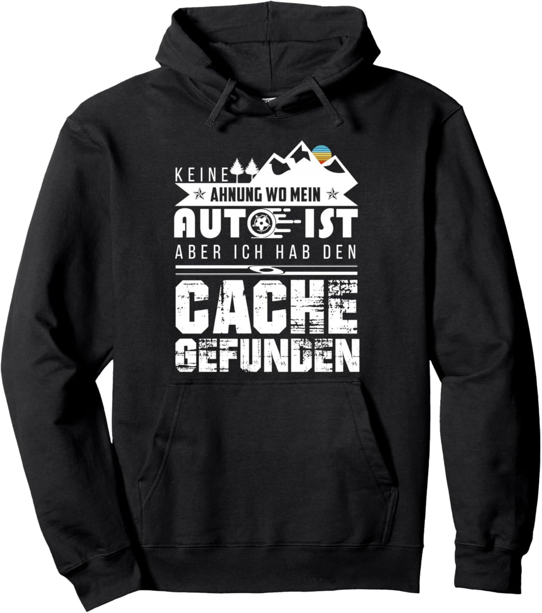 Geocacher Geschenk Berg Geocaching Geocache GPS Geo Cachen Pullover Hoodie