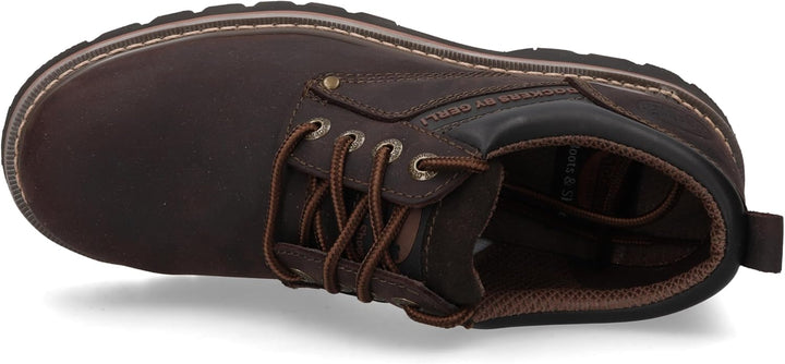 Dockers by Gerli Herren Low-Top Sneaker, Männer Schnürschuhe,wasserabweisend 40 EU Cafe 320, 40 EU C