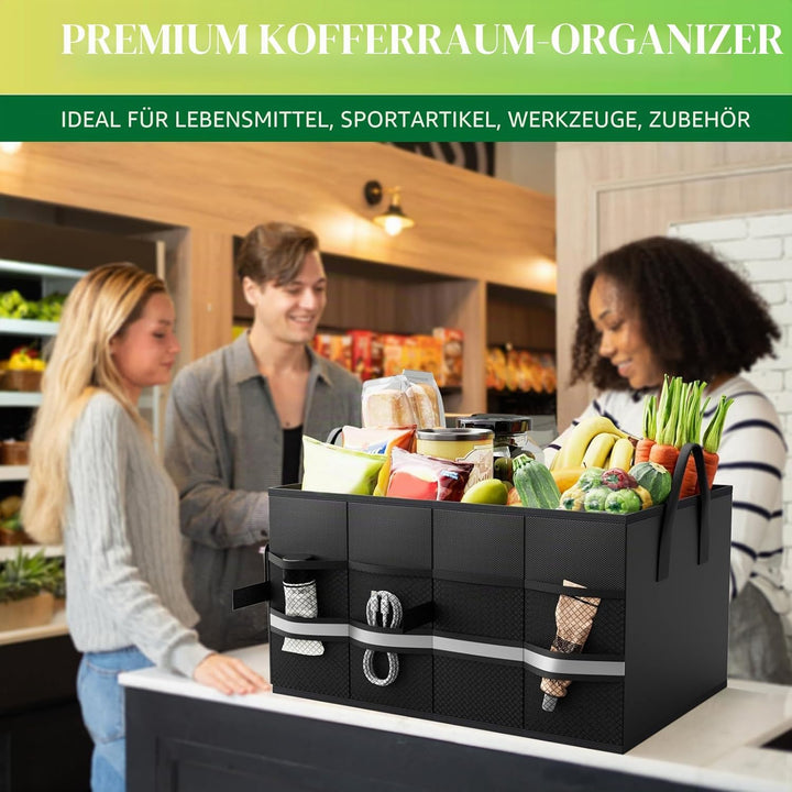 K KNODEL Kofferraum organisator, Autospeicherbox und tasche, grosser Kofferraumordner, Autoorganisat