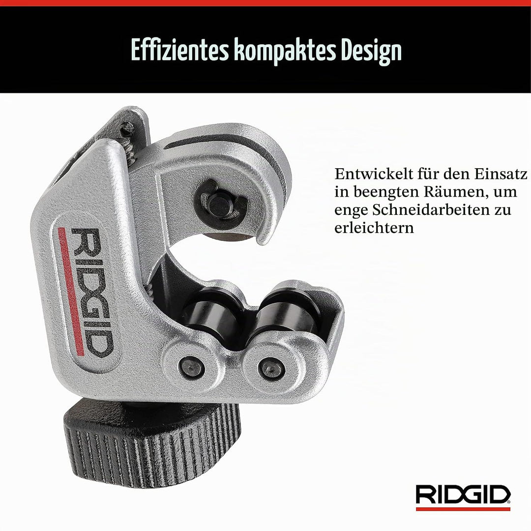 RIDGID 40617 Modell 101 Mini-Rohrabschneider für beengte Arbeitsbereiche, Rohrabschneider von 6 mm b