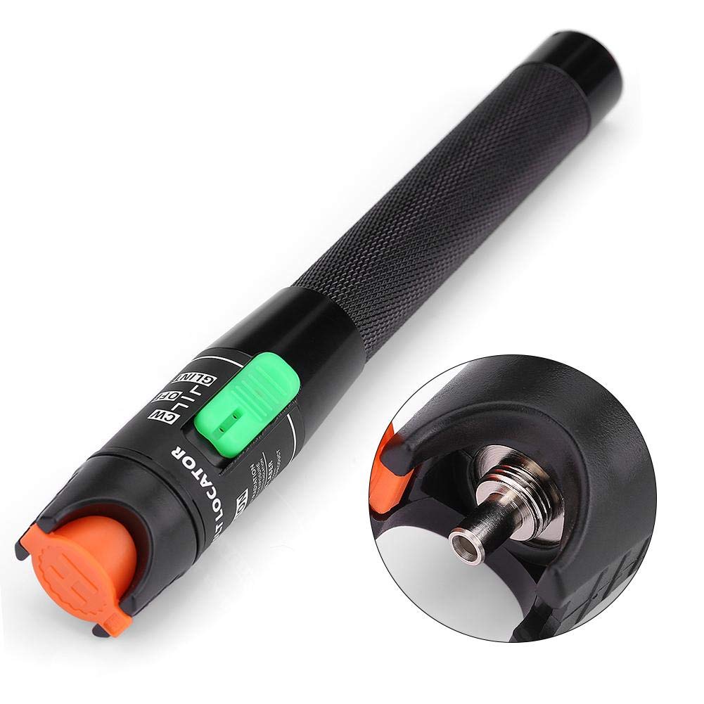 VBESTLIFE Glasfaser Tester,Red Visual Fault Locator Lichtwellenleiter Tester Stift Typ Test Tool mit
