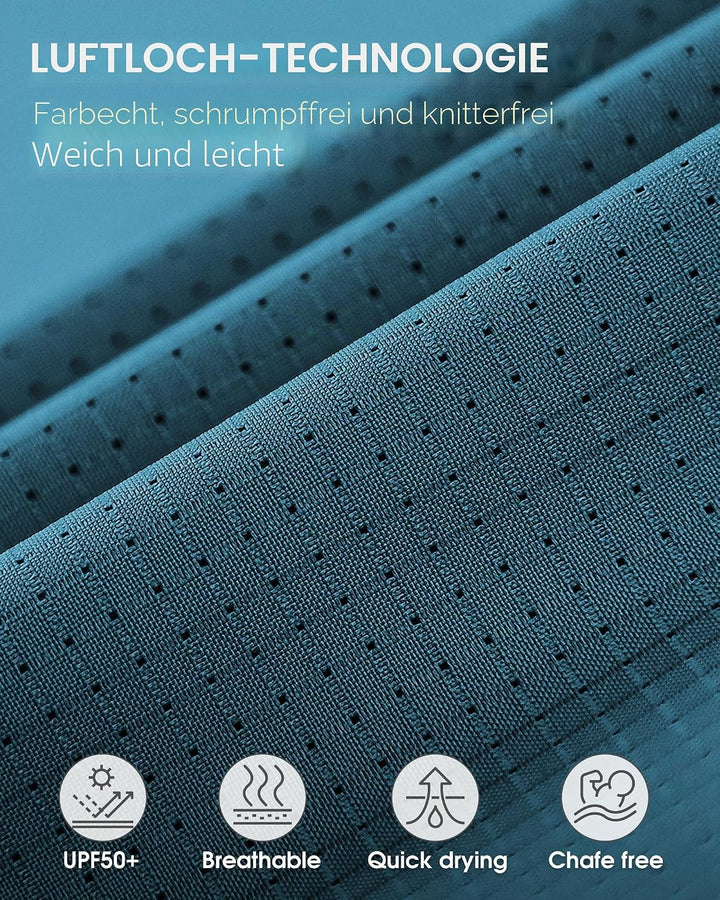 33,000ft Hemd Damen UPF50+ UV Schutz Outdoorhemd Schnelltrocknend Freizeithemd Langarm Funktionshemd