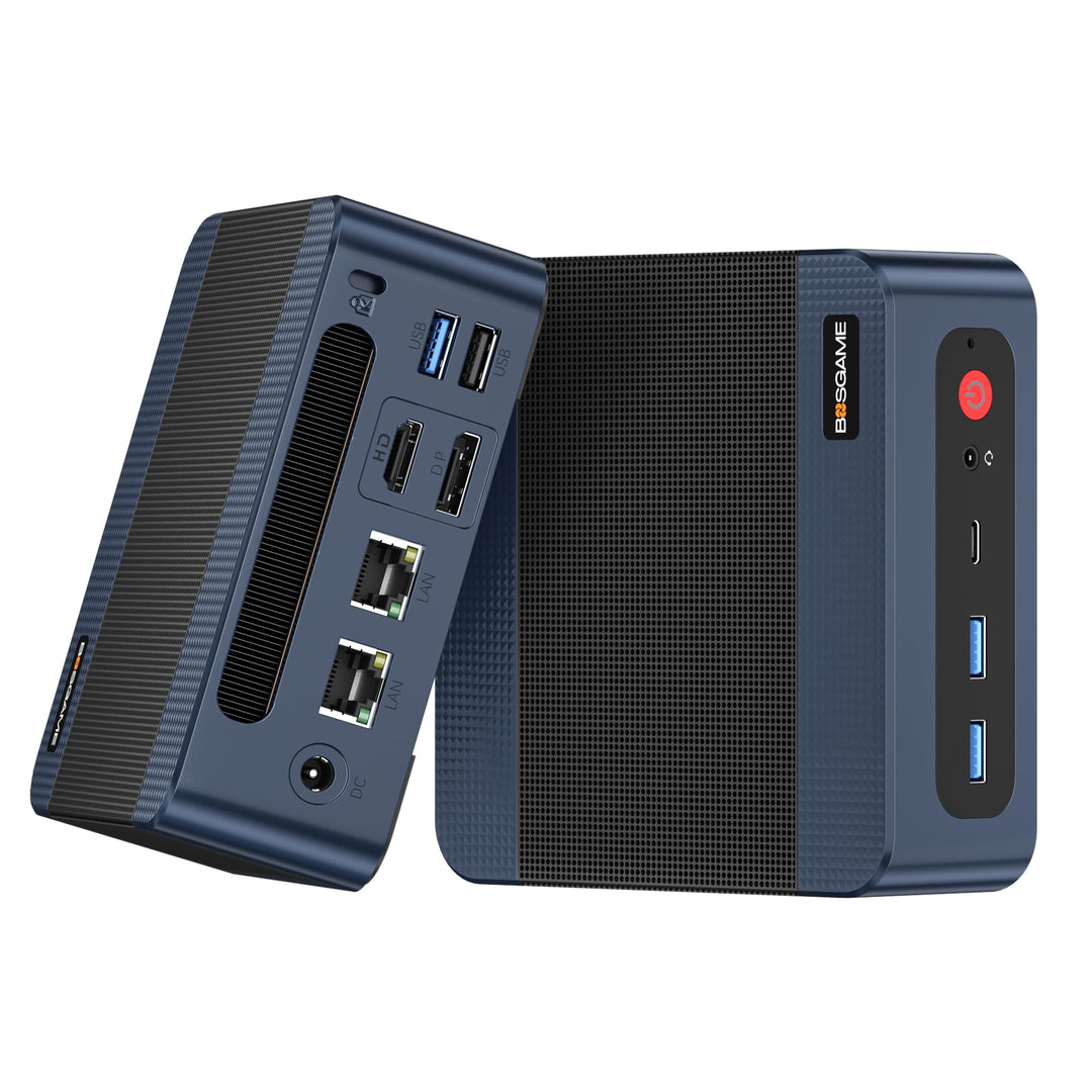 BOSGAME P3 Lite Büro-Gaming-Mini PC, Ryzen 7 6800H (bis 4,7 GHz), 32GB DDR5 RAM, 1TB PCIe 4.0 SSD Sm