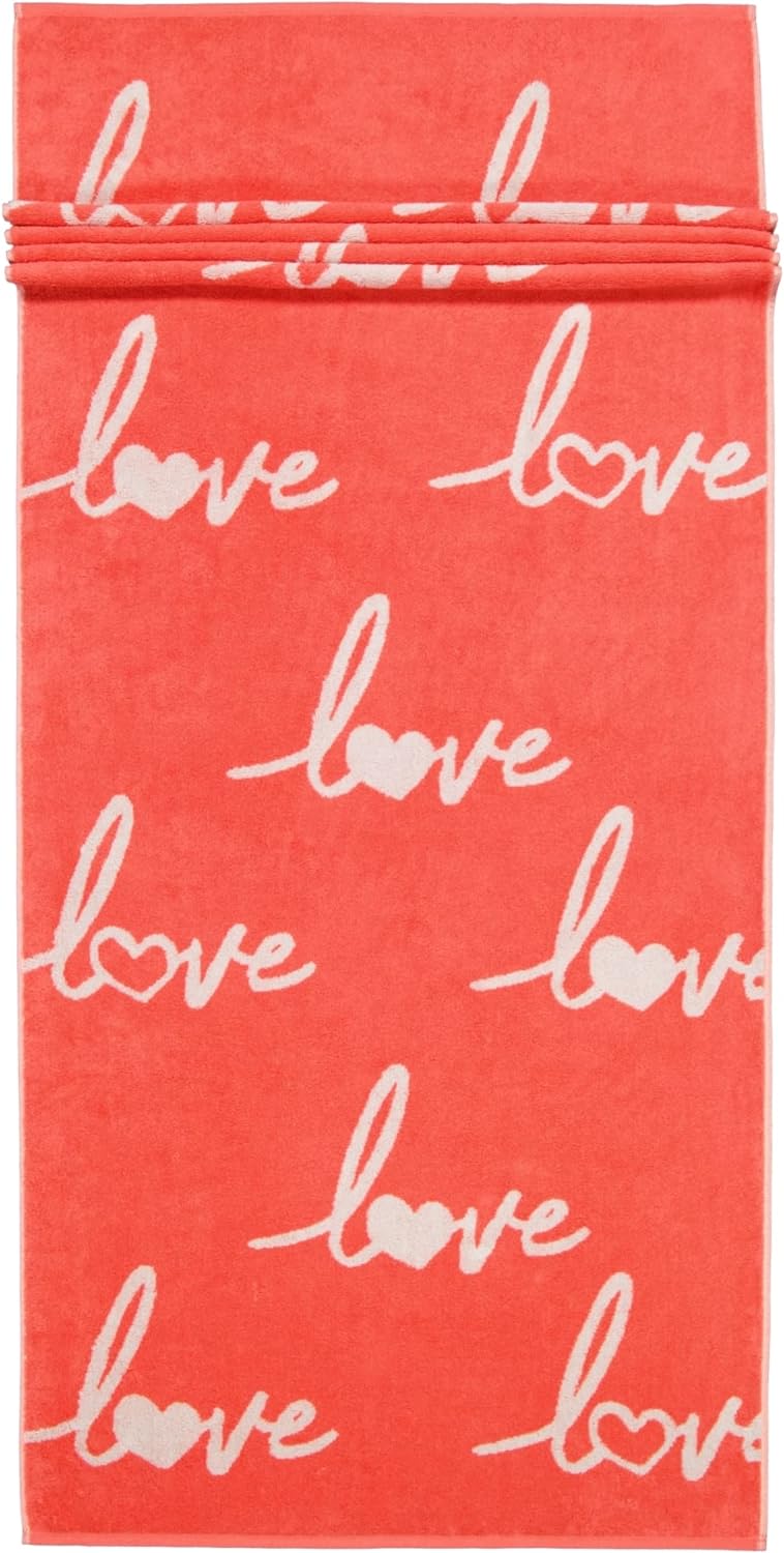 CAWÖ Home Strandtücher Campus Love 835 Watermelon - 20 70x180 cm