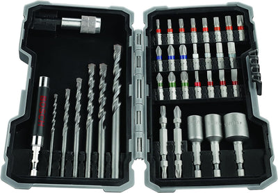 Bosch Professional 35tlg. CYL-3 Beton Bohrer und Bit Set Extra Hart (Kreuzschlitz-, Pozidriv-, Hex-,