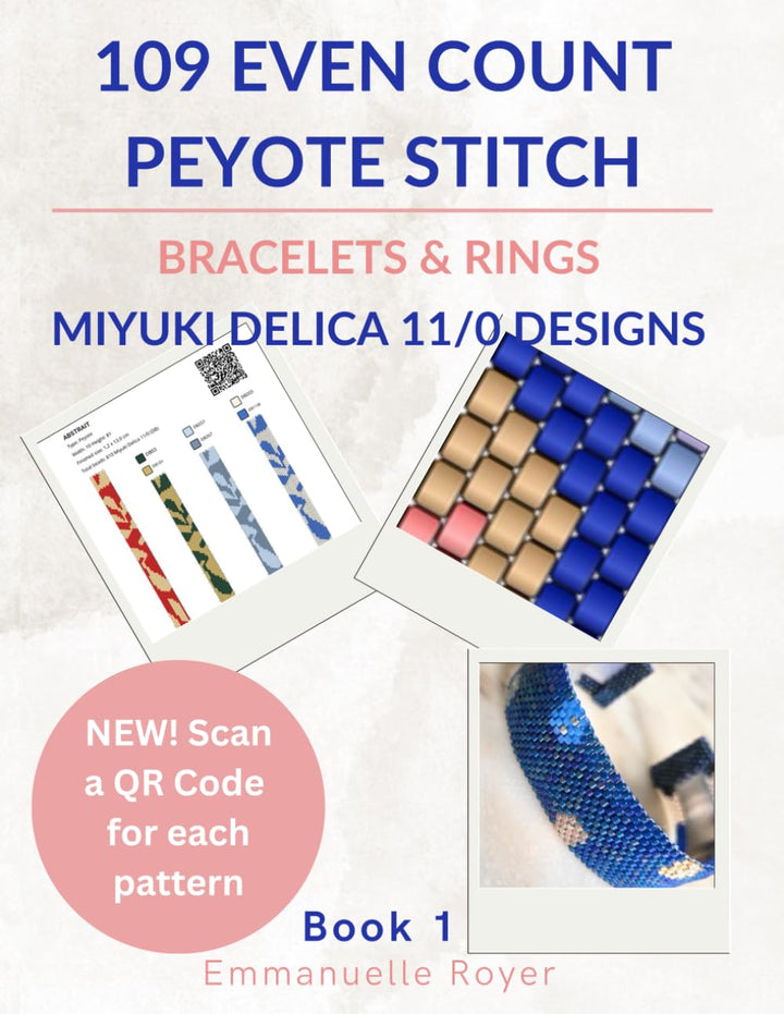 Peyote stitch beading patterns: complete guide to jewelry making with Miyuki Delica beads for beginn