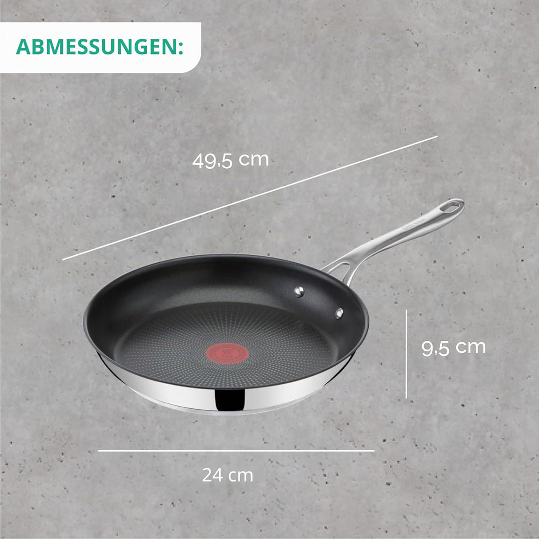 Tefal Jamie Oliver by Cook's Direct On Bratpfanne 24 cm, Antihaft, Induktionstauglich, Backofenfest,