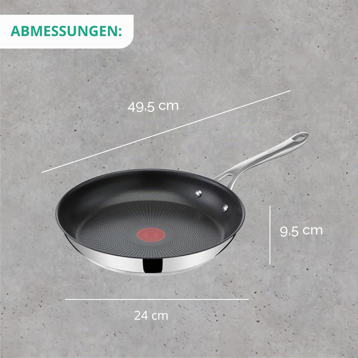 Tefal Jamie Oliver by Cook's Direct On Bratpfanne 24 cm, Antihaft, Induktionstauglich, Backofenfest,