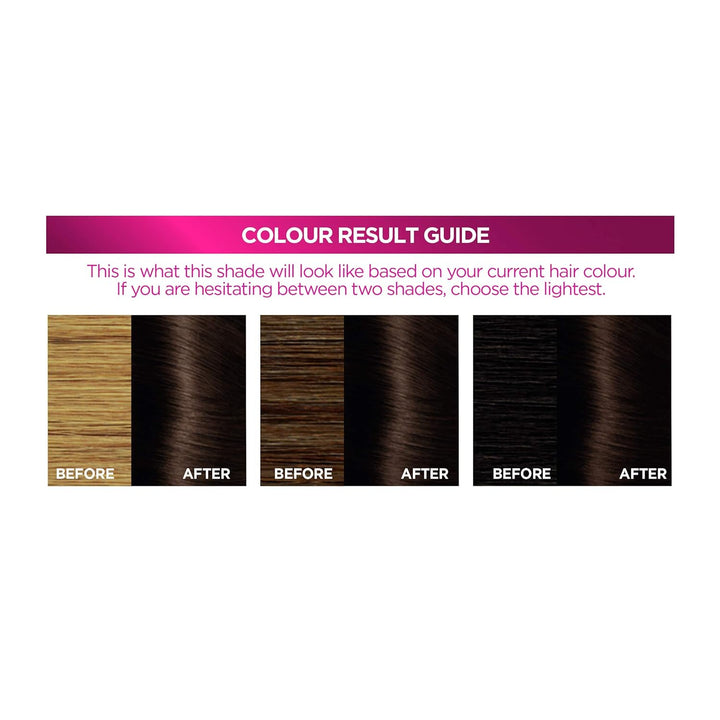 L 'Oreal Paris Excellence 4 Dark Brown 1 stück (3er Pack), 4 Dark Brown 1 stück (3er Pack)