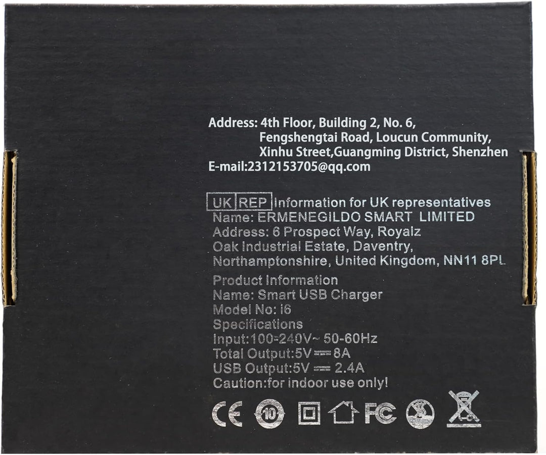 ideallife Superschnelles USB Ladegerät, 70W 12A 4-Port USB Ladestation 20W PD Ladegerät und QC3.0 Mu