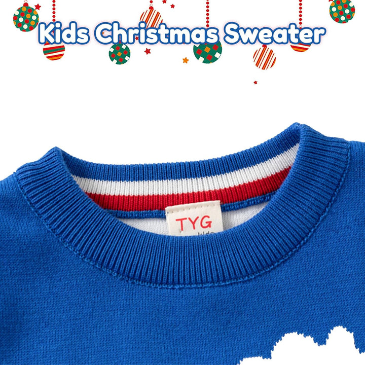 Minizone Baby Winter Strickpullover Weihnachten Langarm Sweatshirts Warme Kleidung 1-6 Jahre 1-2 Jah