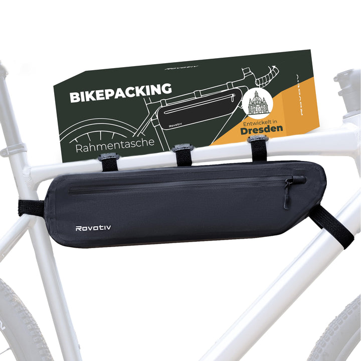 Rovativ® Bikepacking Rahmentasche [42 cm] 100% wasserdicht