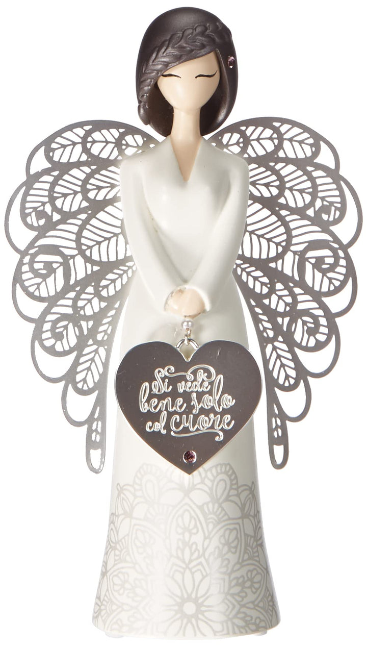 You are an angel ALF007I Angelo mit Termin, Harz, Mehrfarbig, 17 cm, ALF007I